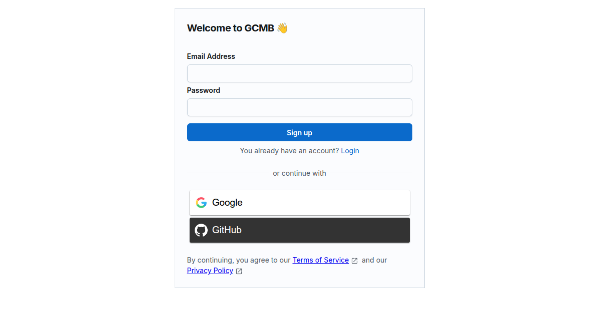 Signup